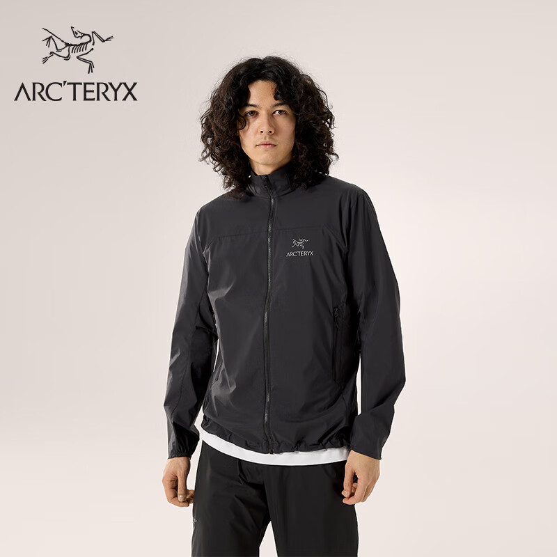 ARC'TERYX 始祖鸟 ARC’TERYX始祖鸟 SQUAMISH JACKET 轻量 男子 风壳夹克 Black/黑色 M ￥1800