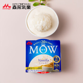 Morinaga 森永 冰淇淋MOW牛奶香草味 108g
