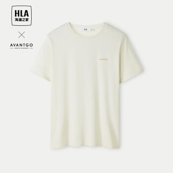HLA 海澜之家 短袖T恤男24轻商务经典系列凉感刺绣短袖男夏季
