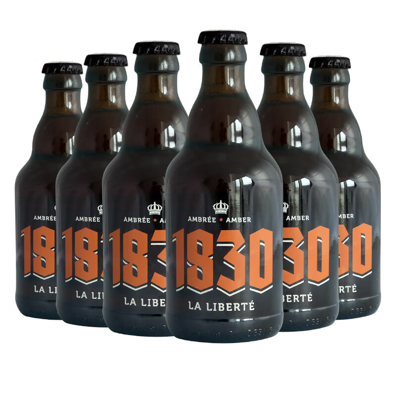 Trappistes Rochefort 罗斯福 精酿啤酒 精酿尝鲜 1830琥珀啤酒 330mL 6瓶 组合装 券后49.9元