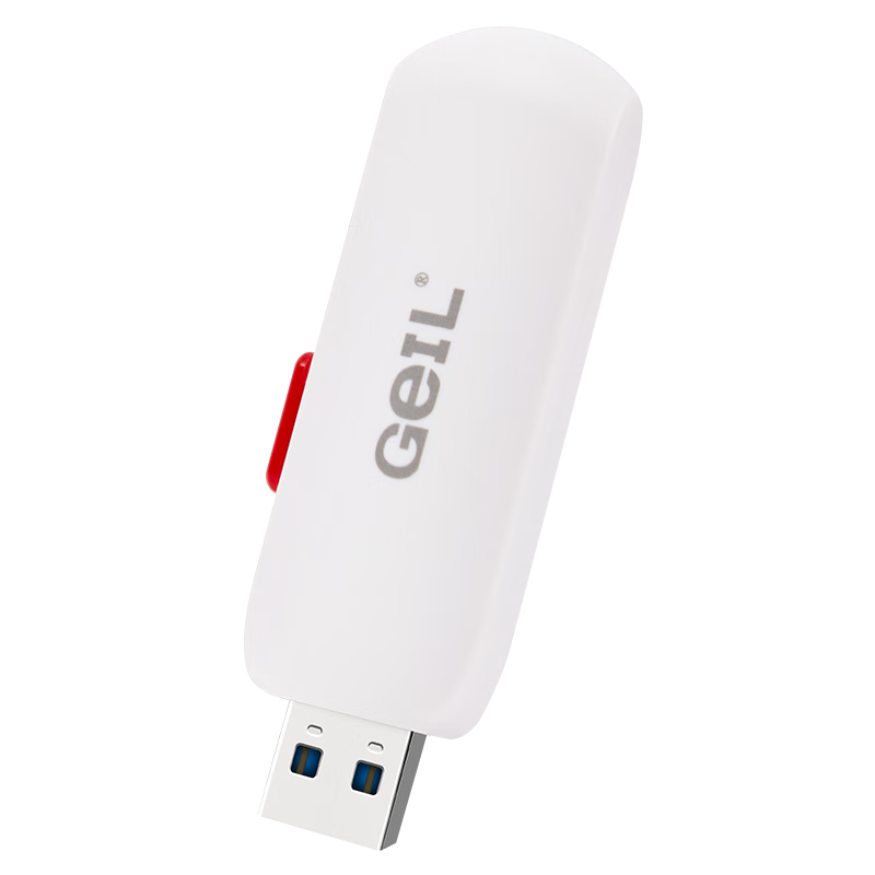 Plus会员、概率券：GEIL金邦 256GB USB3.2 U盘 读速100MB/s 高速大容量商务可爱创意优盘学生u盘 GH320系列 64.55元