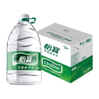 PLUS会员：怡宝 纯净水饮用水 小瓶会议用水 整箱 4.5L 4瓶 *3件 80.92元包邮（合26.97元/件）