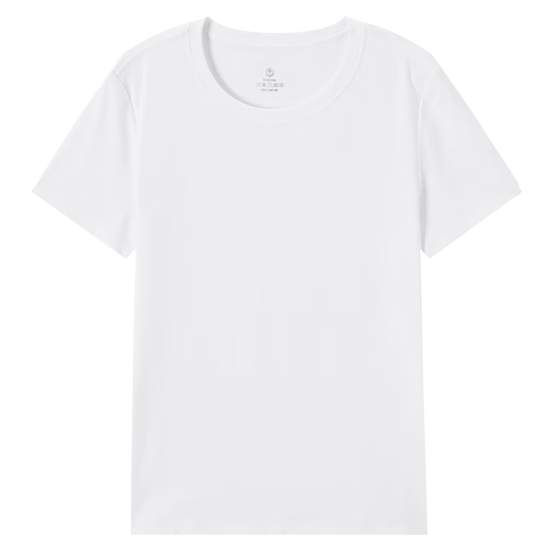 PLUS会员：京东京造 水感系列 五代纯棉T恤 升级款免烫凉爽短袖T恤女 白色 M 57.91元（需领券）