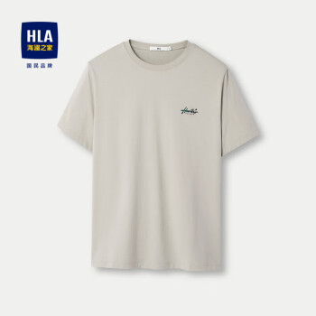 HLA 海澜之家 短袖T恤男女情侣装感温吸湿透气短袖男夏季父亲节礼物