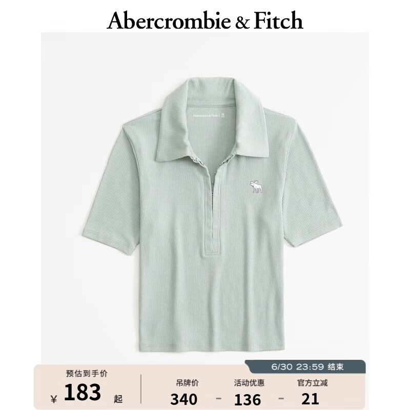 Abercrombie & Fitch 女士修身Polo衫 358069-1 183元