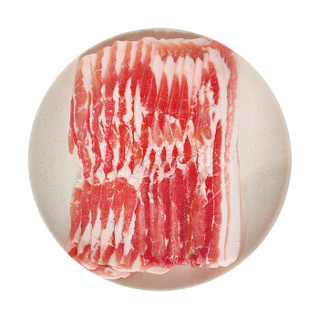 中润长江 冻猪五花肉片900g 冷冻烤肉食材 去皮打膘精细分割 国产猪肉生鲜