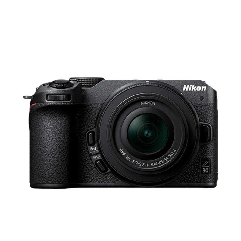 plus会员:尼康（Nikon）Z30 微单相机 4K高清数码照相机 家用旅游vlog学生自拍相机 z30+16-50mm套机 黑色 4979.05元包邮