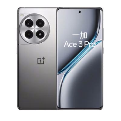 一加 Ace 3 Pro 第三代骁龙8 6100mAh 冰川电池 1.5K 东方屏 钛空镜银 16GB+256GB 3499元