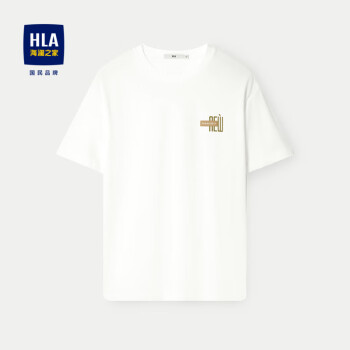 HLA 海澜之家 短袖T恤男24吸湿排汗凉感圆领短袖男夏季