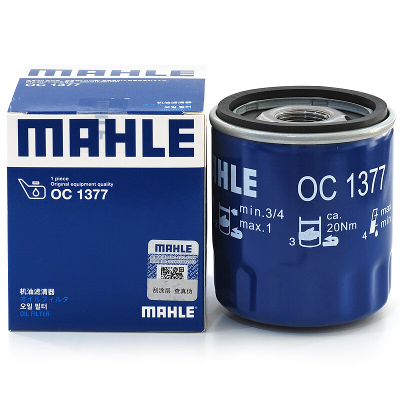 MAHLE 马勒 OC1377 机油滤清器 23.1元（69.3元/3件）