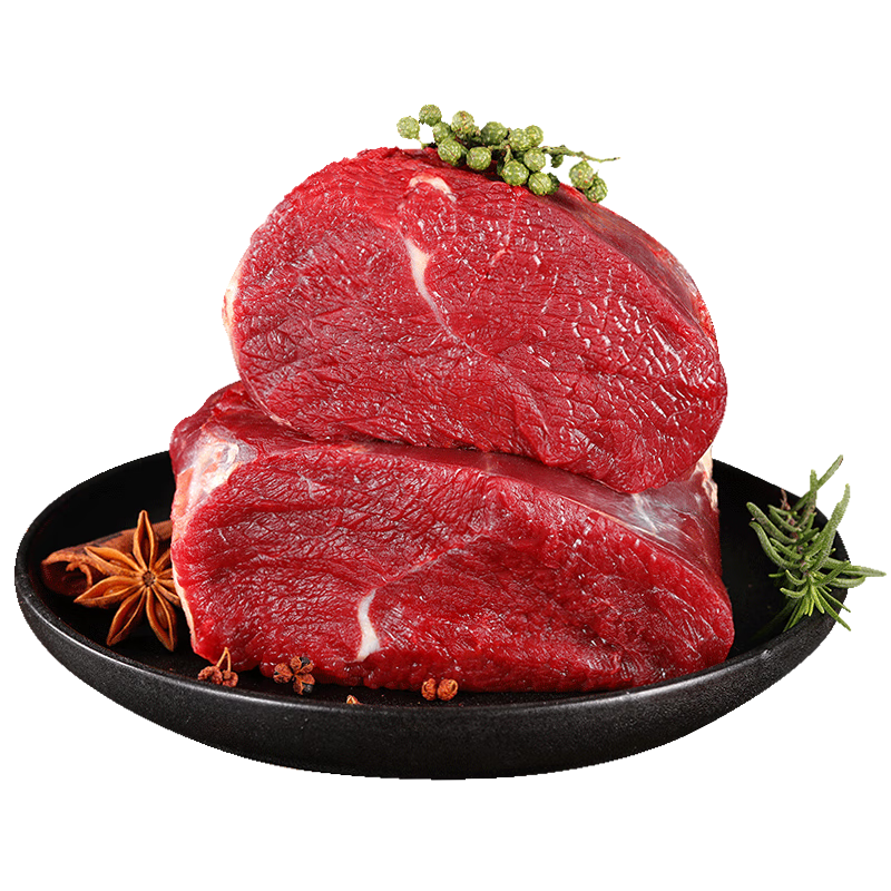 肉鲜厨师 谷饲原切牛腿肉1kg  66.9元