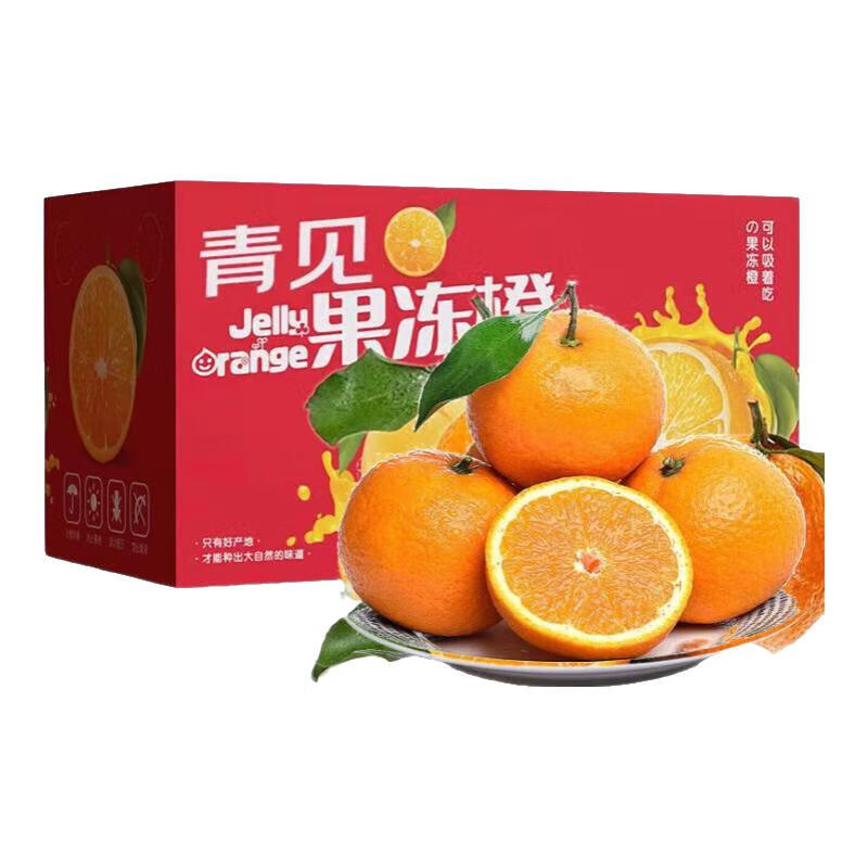 PLUS会员：鲜菓篮 四川青见果冻橙 带箱5斤 单果70-75mm＊2件 12.72元包邮（合6.36元/件）
