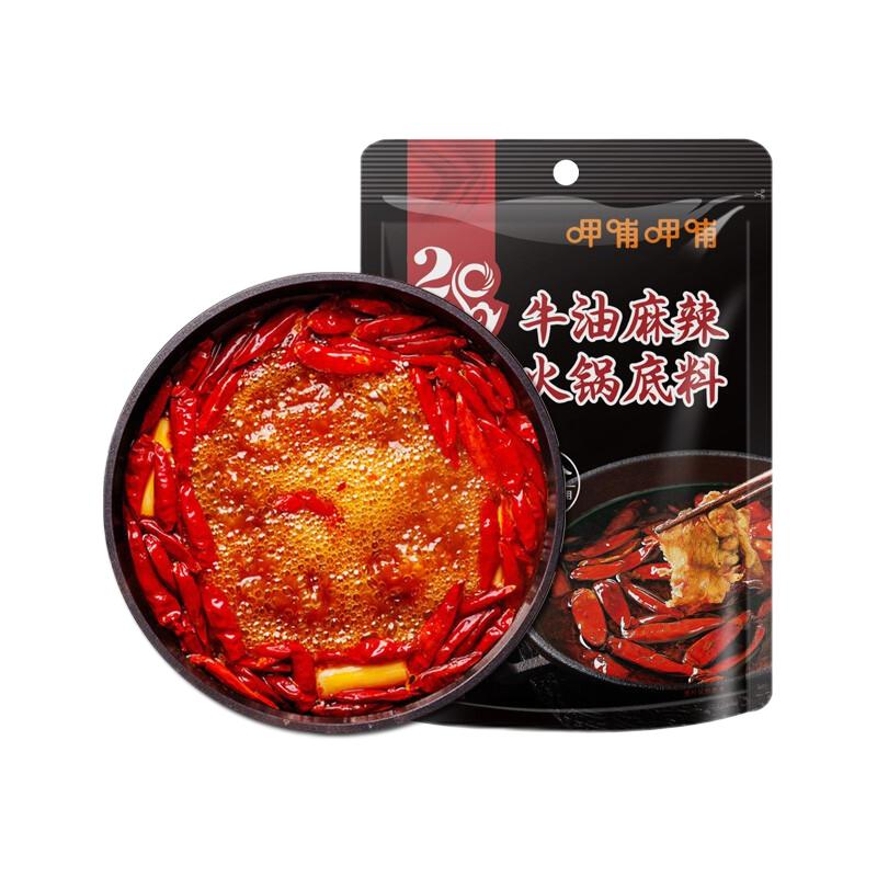 呷哺呷哺 牛油麻辣火锅底料 150g 3.34元（需买5件，需用券）