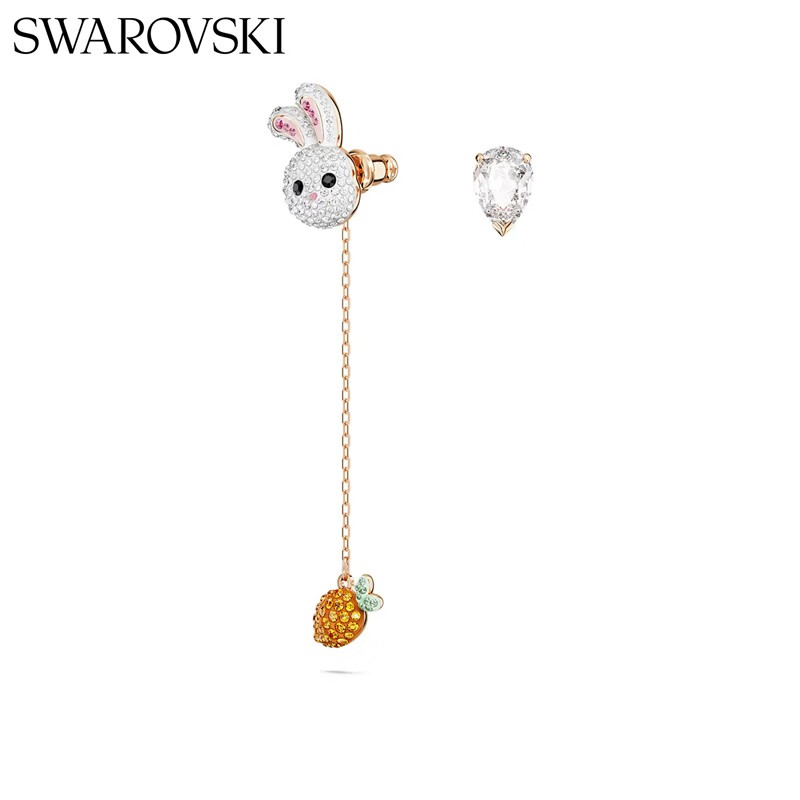 七夕好礼、PLUS会员：SWAROVSKI 施华洛世奇 生肖兔子耳钉 5647972 362.15元 包邮