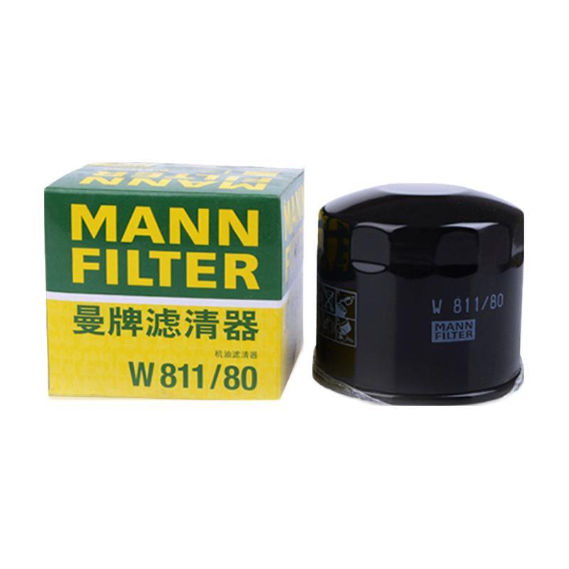 曼牌滤清器 W 811/80 机油滤清器 18元