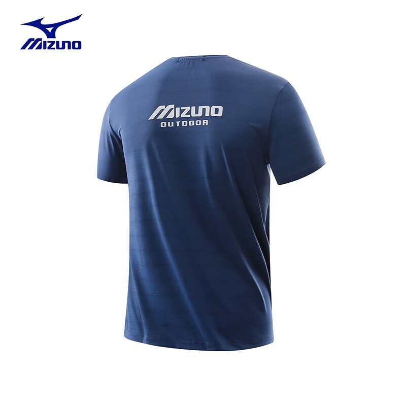 Mizuno 美津浓 户外速干t恤 藏青色 2XL 券后98元