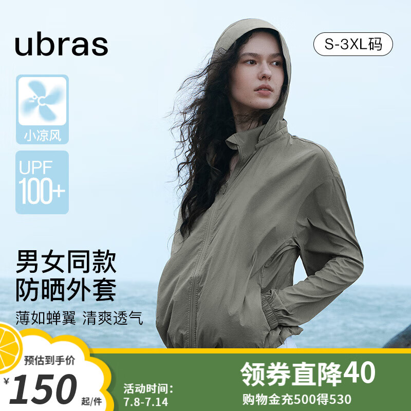 Ubras 女士防晒衣 USK331031 券后140元