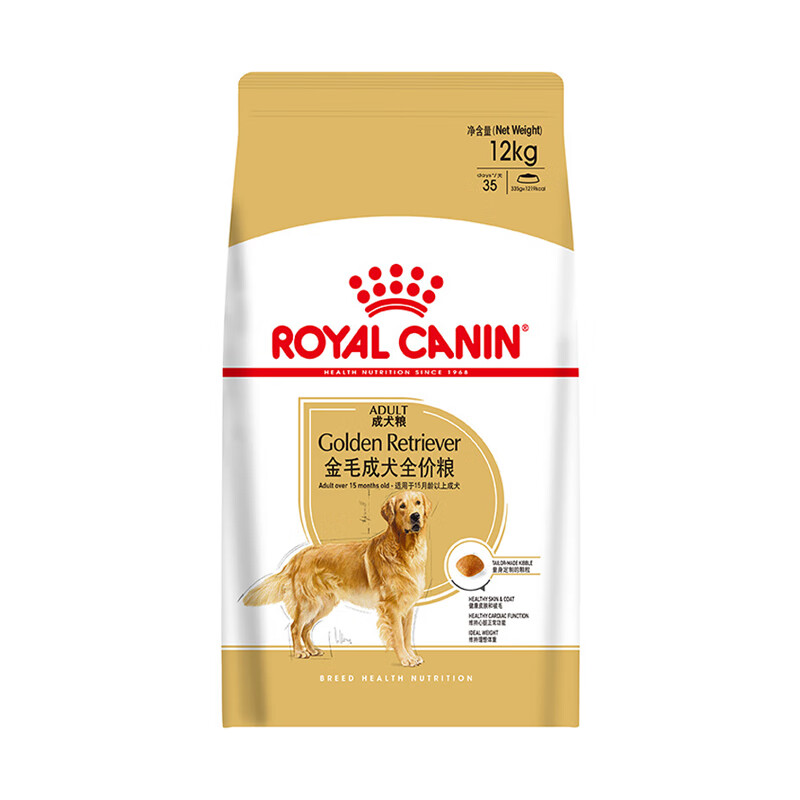 ROYAL CANIN 皇家 GR25金毛成犬狗粮 12kg 600元