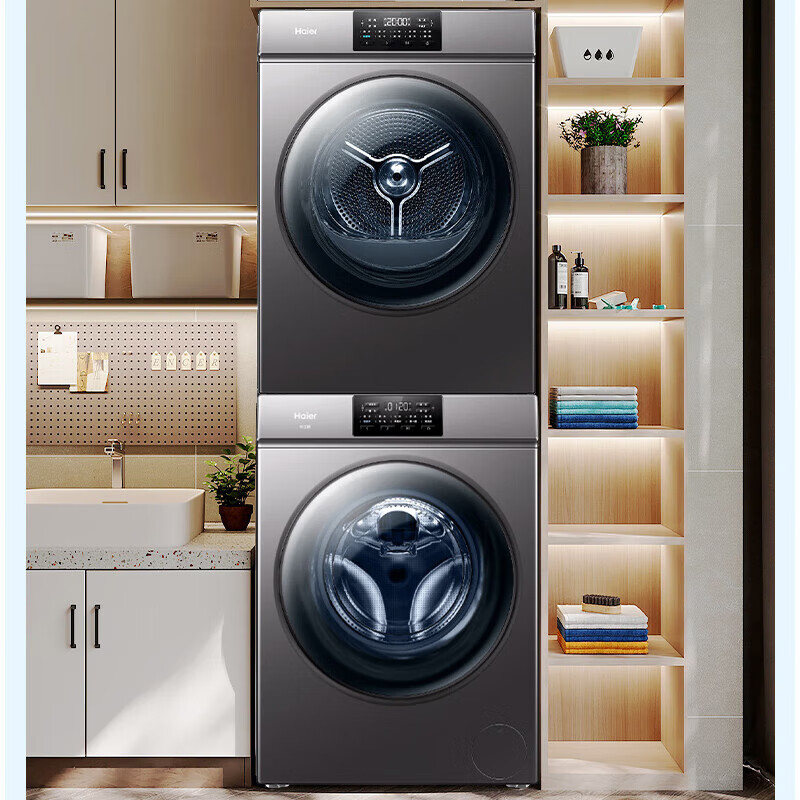 京东PLUS：Haier 海尔 XQG100-B06+HG100-06 洗烘套装 3556.6元（双重优惠）
