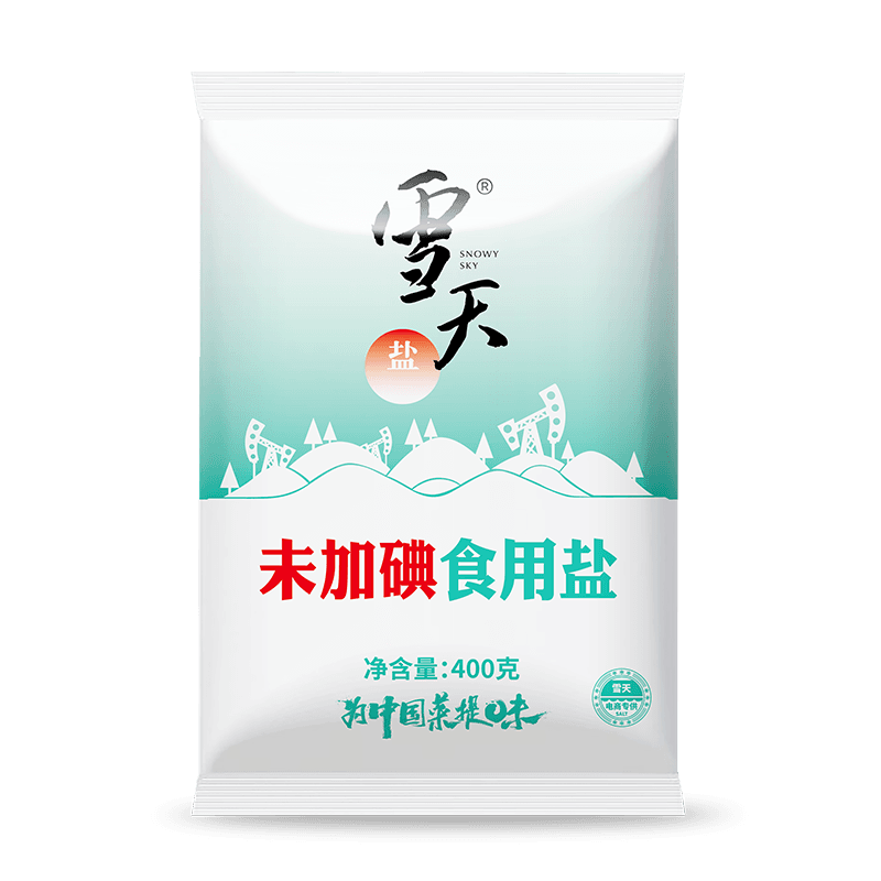 xuetian 雪天 盐不加碘盐400g *7包 6.63元包邮（需用券）