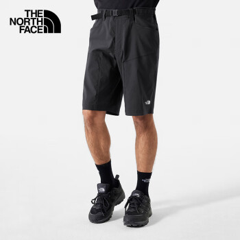 THE NORTH FACE 北面 短裤男户外舒适透气夏季短裤上新8AV6 灰色/0C5 M