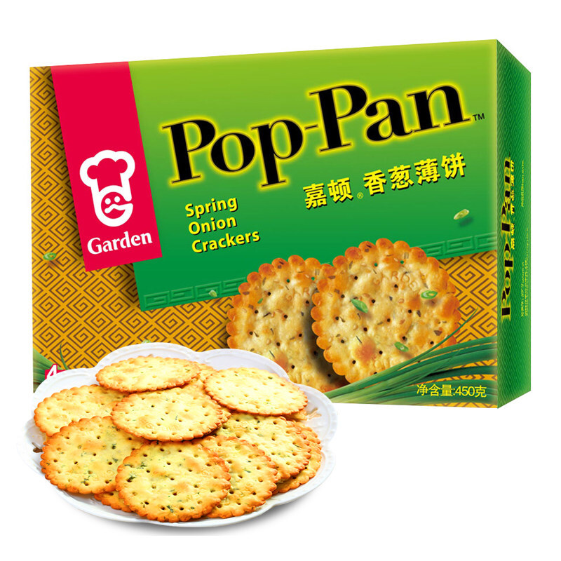 Garden 嘉顿 香葱薄饼 450g 19.9元