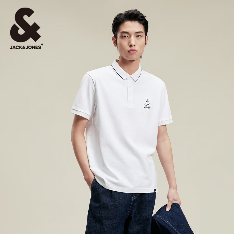 JACK&JONES 杰克琼斯 男装polo衫合集商务休闲翻领短袖 107.9元包邮 （需用券）