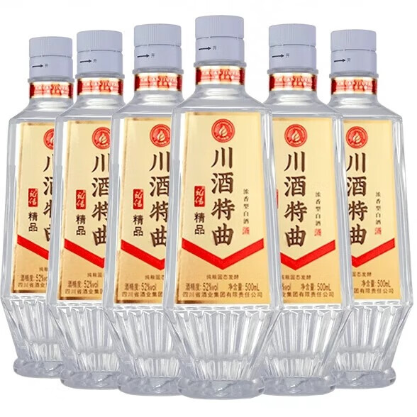 礼传 精品 52度浓香型白酒 单粮酿造 口粮整箱装粮食酒 52度 500mL 6瓶 -整箱装 券后274元