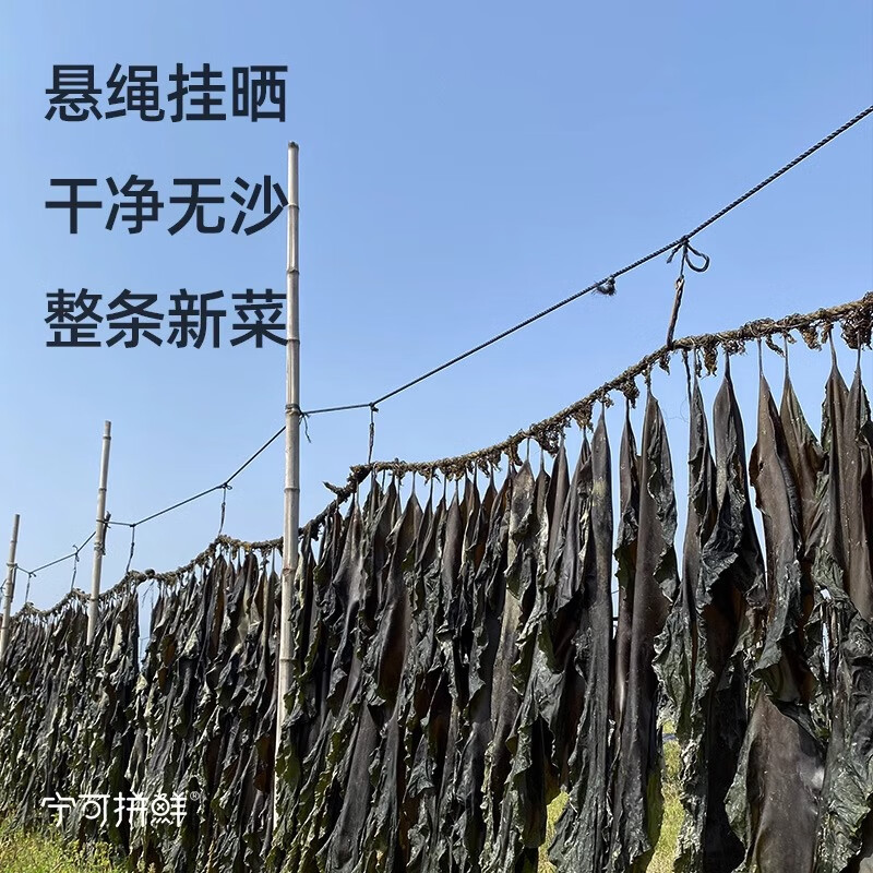 兮舒汝 霞浦海带头干新货 海带头250克 券后19.9元