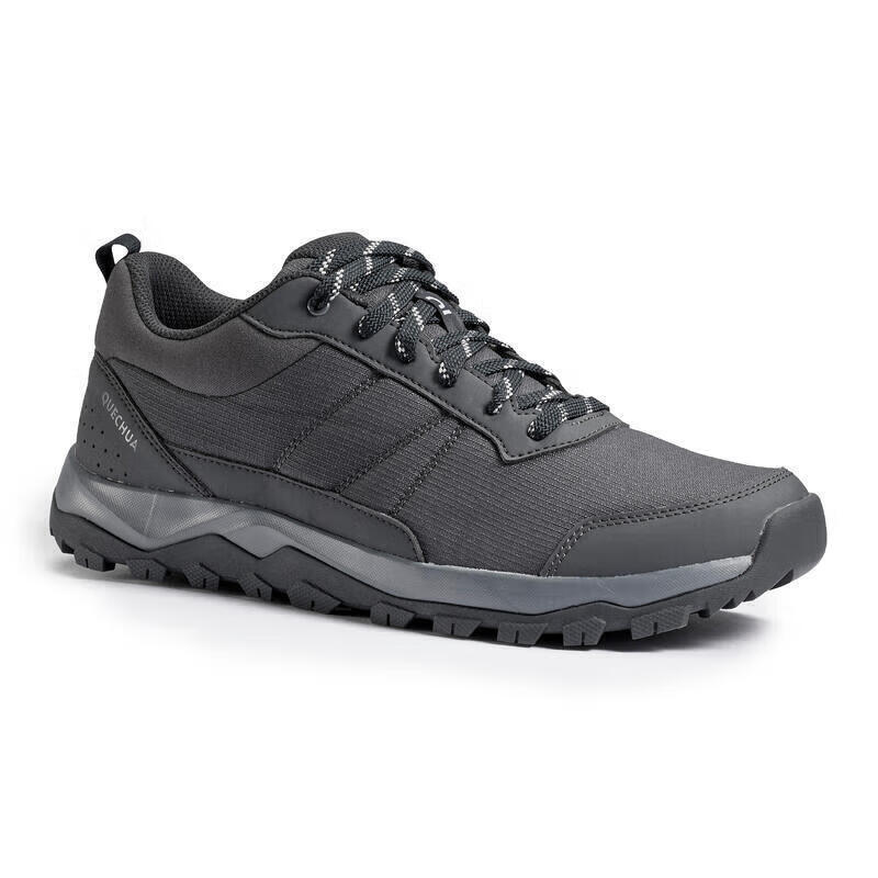 DECATHLON 迪卡儂 徒步鞋輕便旅游鞋登山鞋男黑灰色43-4547436 ￥199.9