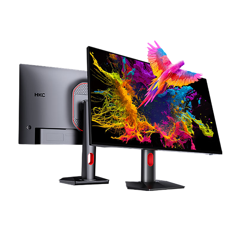 再降价、20点、plus会员：HKC 27英寸NanoIPS 2K 180Hz超频 10bit HDR400 原厂模组电竞显示器 升降旋转屏幕GTG1Ms 神盾MG27Q 1061.51元包邮