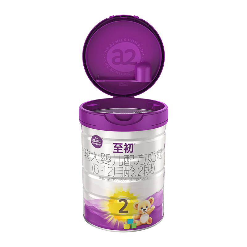 a2 艾尔 至初 婴儿配方奶粉 2段 850g 新国标升级 348元