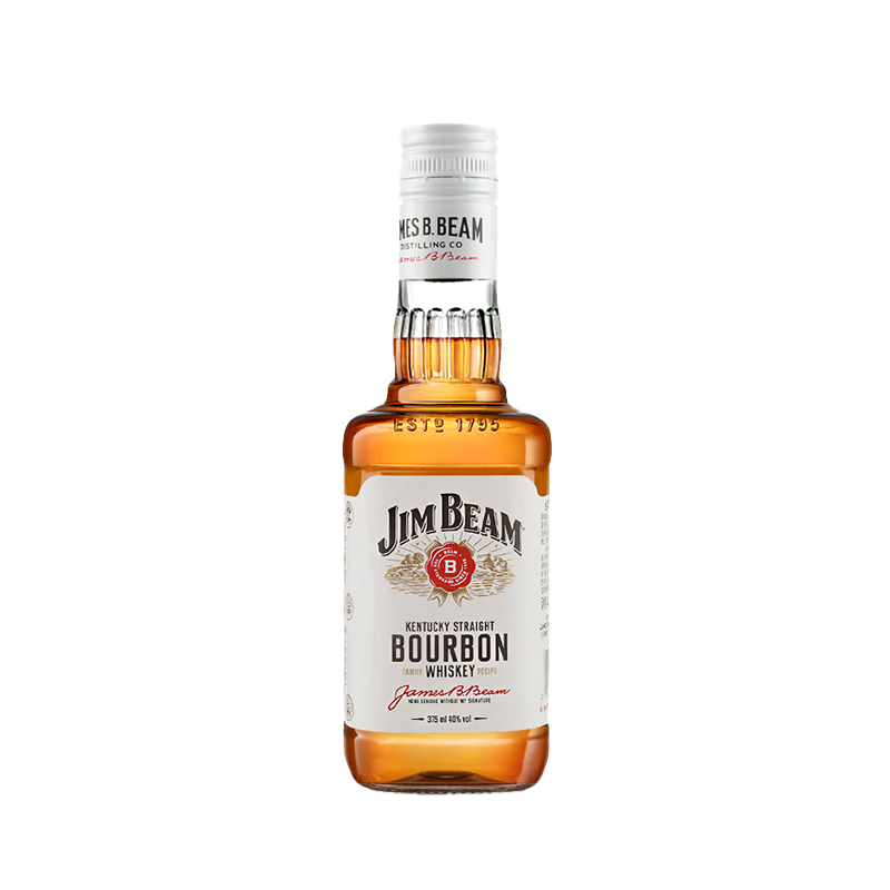 需首购：金宾（Jim Beam）波本 威士忌 白占边 调和型 洋酒 375ml  7.9元（需试用）