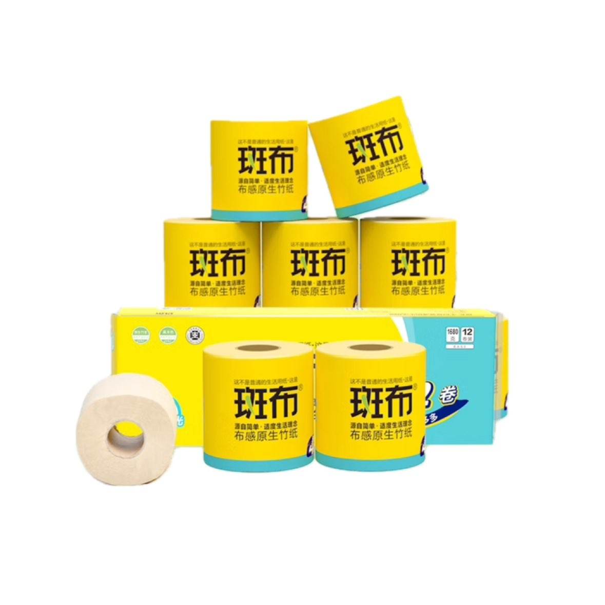 PLUS：斑布（BABO）斑布有芯卷纸 4层140克*24卷*3件 95.65元（合31.88元/件，需领券）
