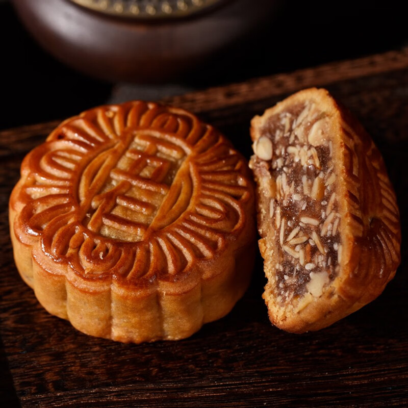 金尊 月饼散装 金尊 五仁味 中秋节 广式月饼132g 8.9元