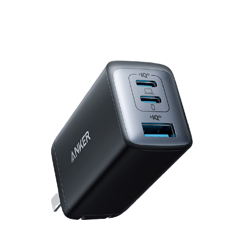 限移动端：Anker 安克 A2667 氮化镓充电器 双Type-C/USB-A 65W 黑色 116元