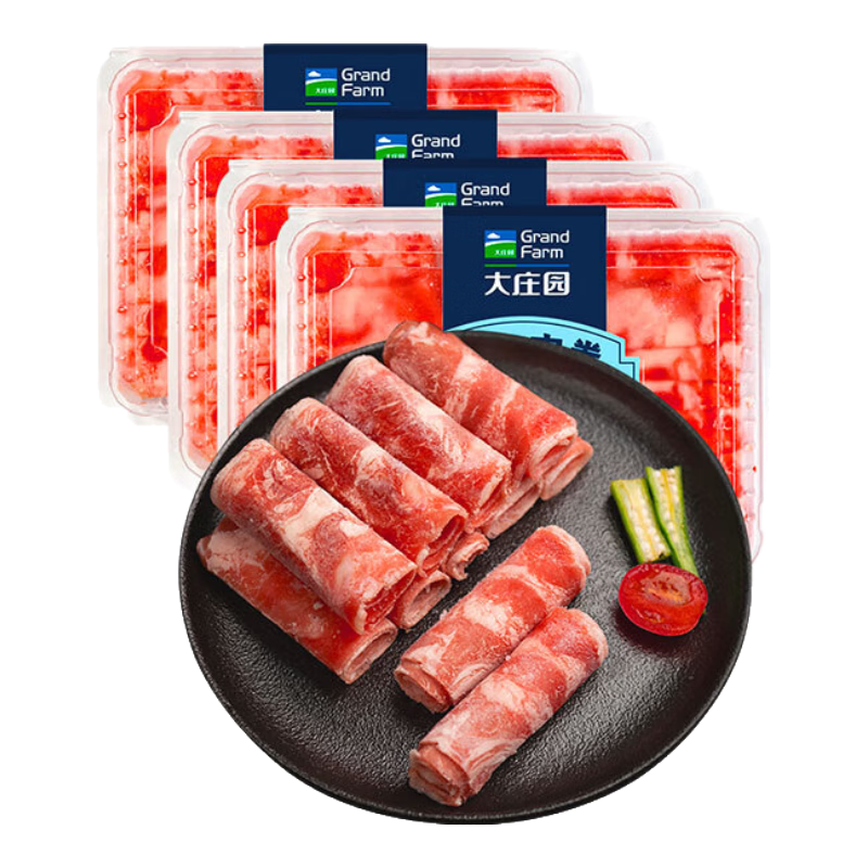 plus会员:大庄园 国产 肥牛肉卷 800g/袋＊2件 73.24元包邮（合36.62元/件）