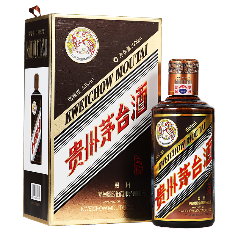 京东百亿补贴：茅台 彩釉珍品 53度 酱香型白酒 500ml 礼盒装 4186.51元 包邮（需领券）