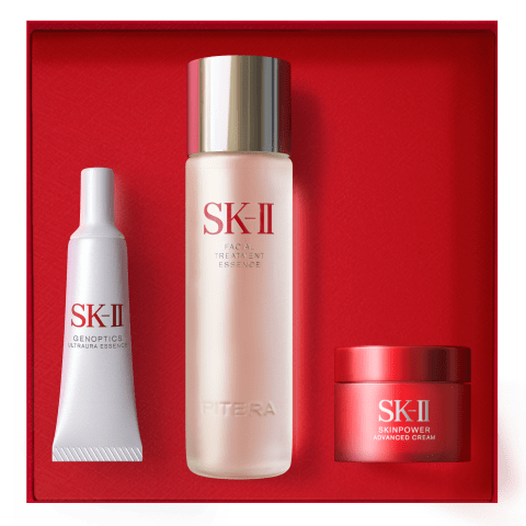 PLUS會員、百億補貼、有200-20券的上：SK-II 抗皺美白明星體驗套組 神仙水75ml+大紅瓶面霜15g+小燈泡精華10ml 559.15元包郵（需領(lǐng)券）