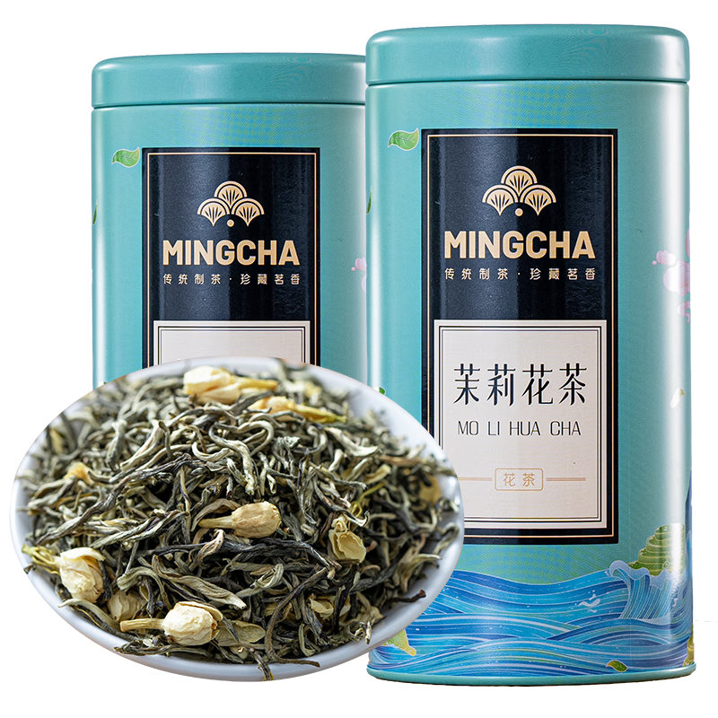 虹桥别恋 浓香型茉莉花茶 罐装100g 券后40元