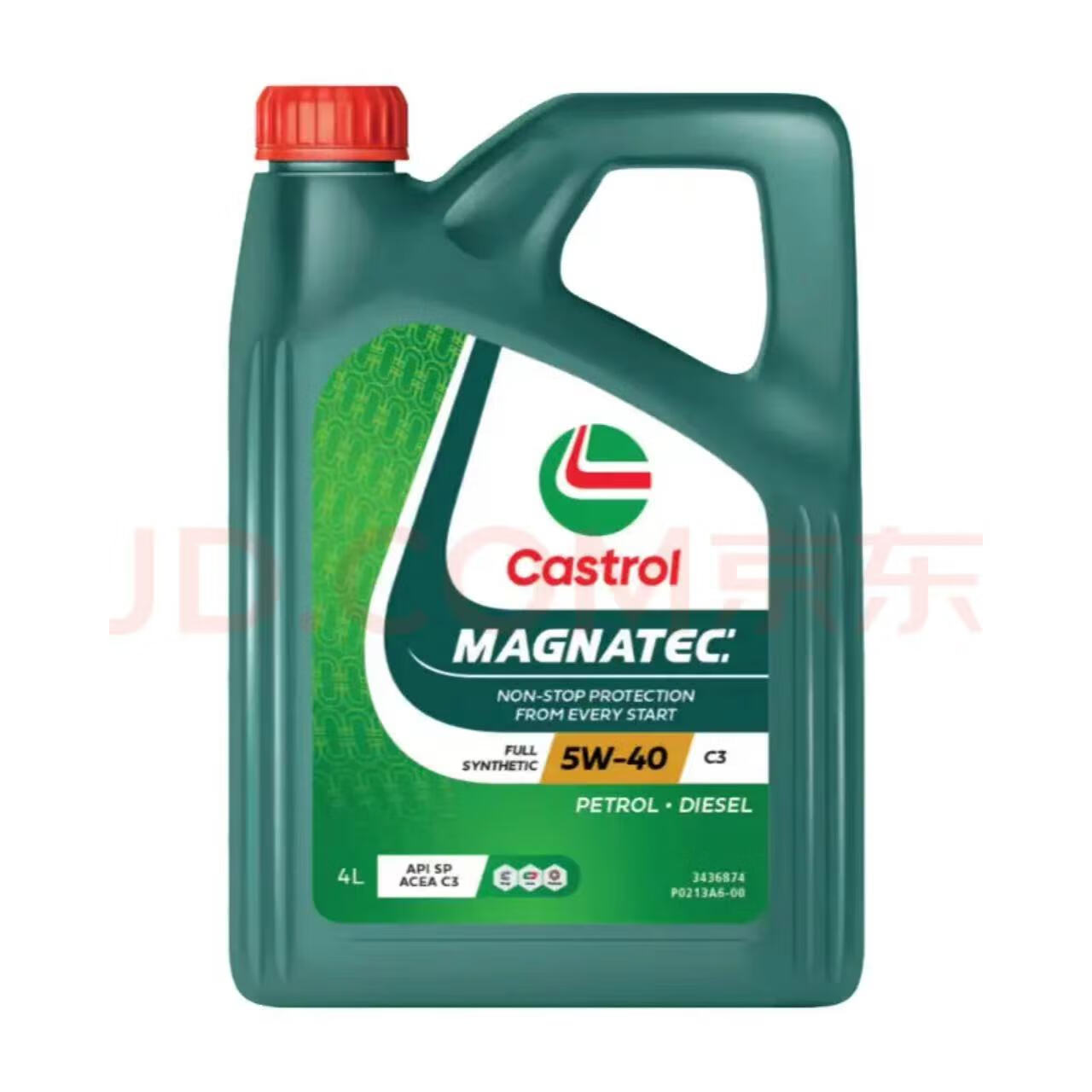 Castrol 嘉实多 磁护 极护钛流体 全合成机油 SP/C3 5W-40 4L 142.5元