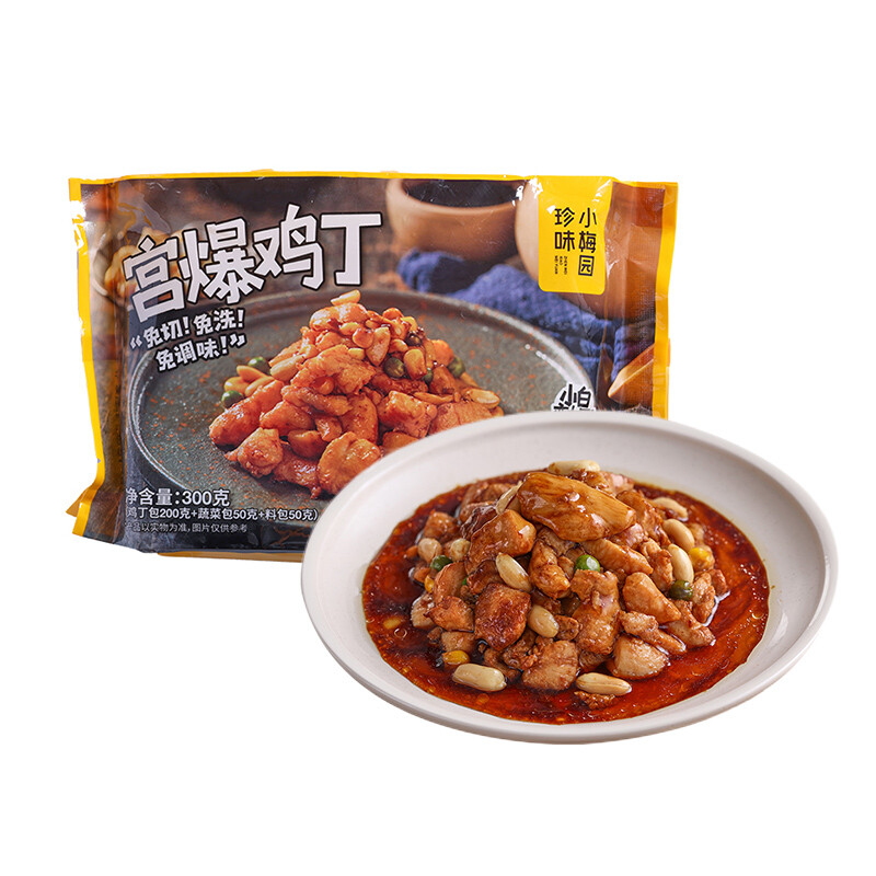 珍味小梅园 宫爆鸡丁 300g 11.76元