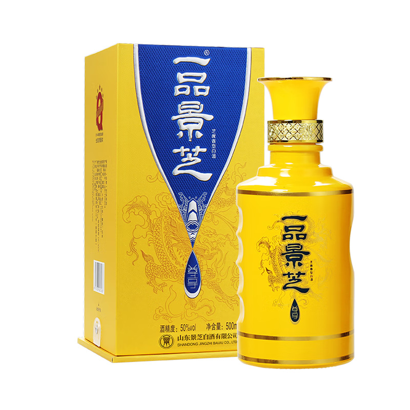 PLUS会员：景芝 一品景芝 尊享龙年版 芝麻香型 50度 500ml 单瓶装 87.69元（需领券）