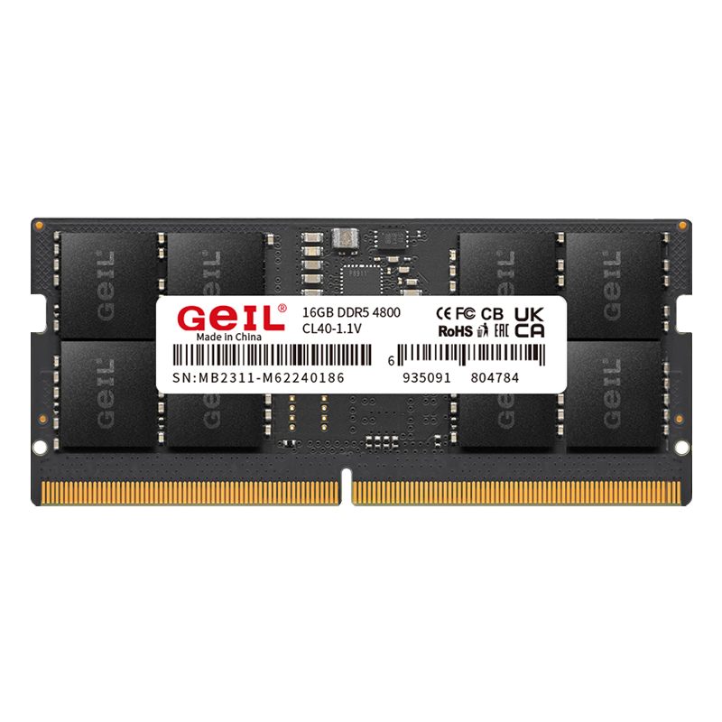 PLUS會(huì)員：GEIL金邦 千禧系列 筆記本內(nèi)存條 16GB DDR5-5600 226.81元（需領(lǐng)券）