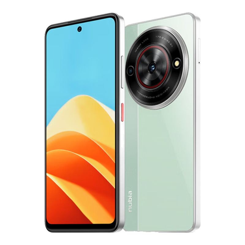 PLUS会员：nubia努比亚 小牛 12GB+256GB 黛青 一亿像素高清主摄 5000mAh大电池 5G拍照手机 1108.9元（需领券）