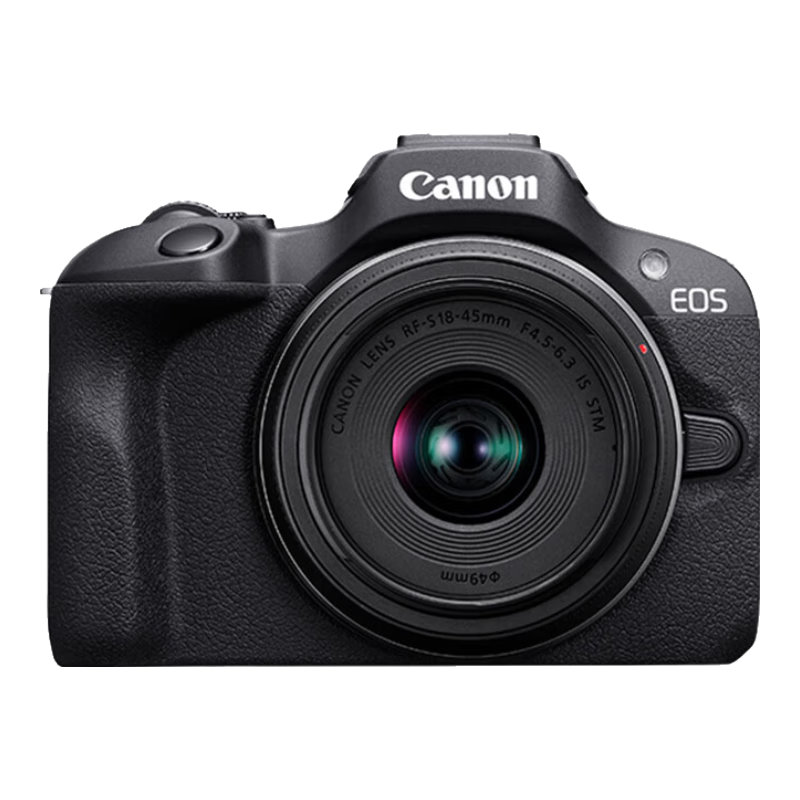 佳能（Canon）EOS r100入门级微单相机 旅行家用学生vlog视频 4k小巧便携半画幅数码相机 R100 18-45标配旅行版 3378.25元（需领券）