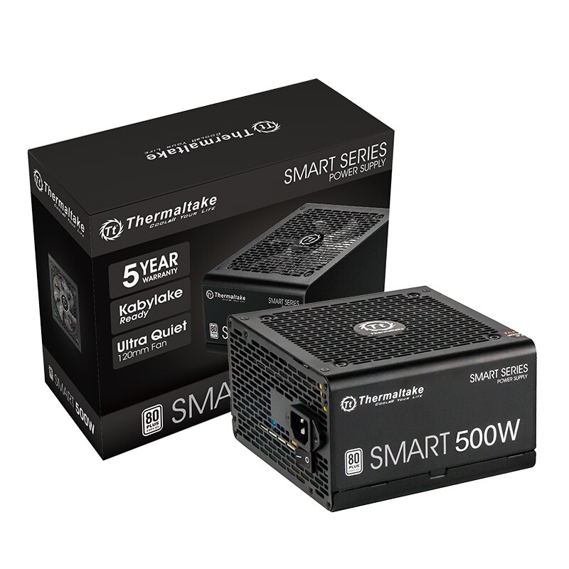 Thermaltake 曜越 Smart S 500 白牌（80%）非模组ATX电源 500W 券后167元