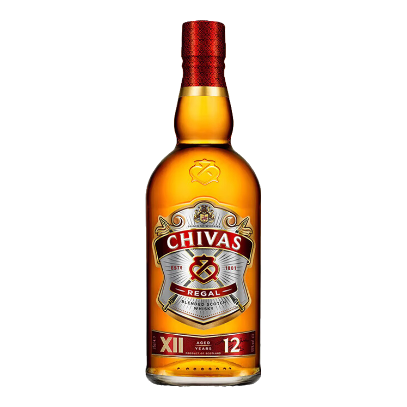 京东百亿补贴：Chivas 芝华士 12年 苏格兰调和型威士忌 750ml 礼盒装 145.78元 包邮