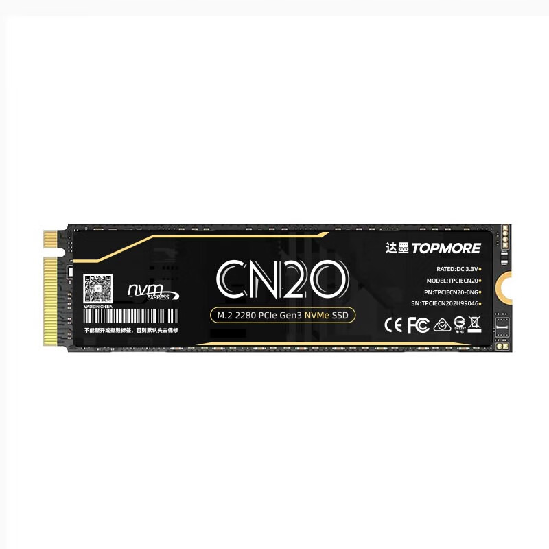 TOPMORE 达墨 CN20 M.2 NVMe固态硬盘 256GB（PCIe 3.0） 券后118.63元