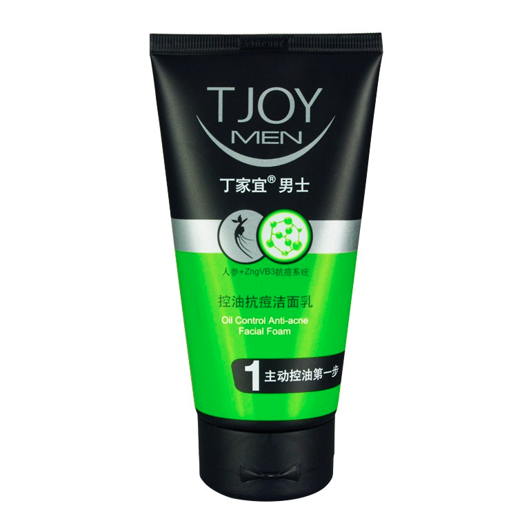 TJOY 丁家宜 男士控油抗痘洁面乳 120g 19.9元